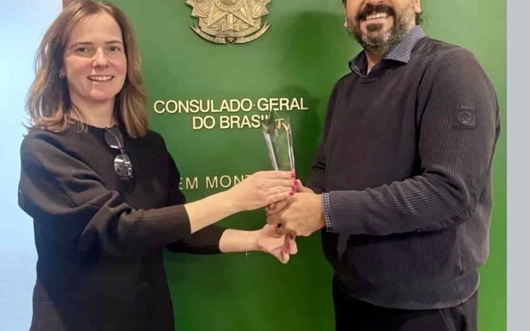 First Prize Award Presented to the Brazilian Embassy in Montreal for THE BLAME SILENCE